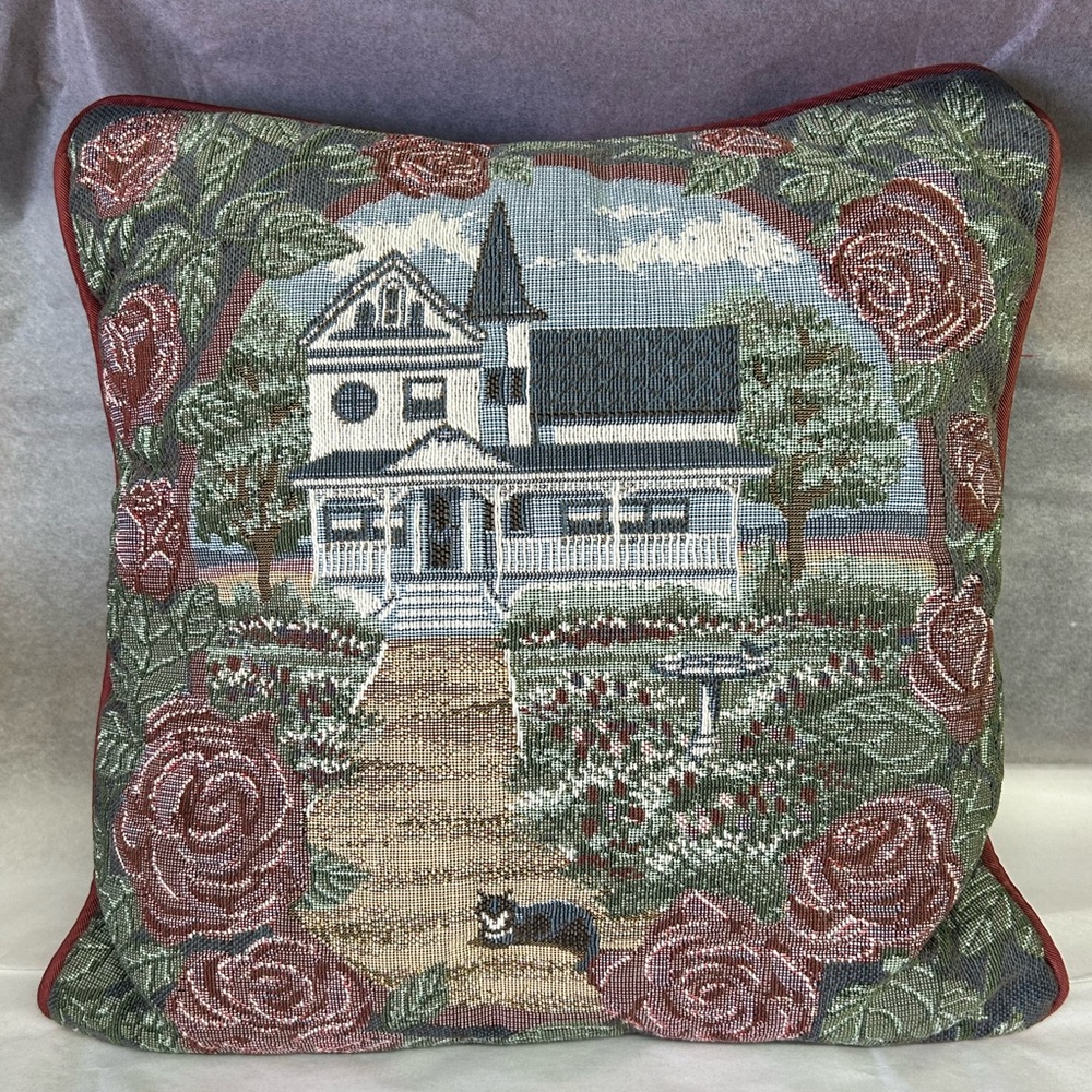 12x12” Tapestry Throw Pillow